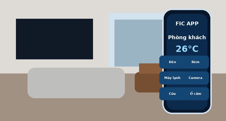 Ứng dụng điều khiển FIC Smart Home